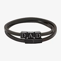 J.P. Army Dad Mens 2-pc. Stainless Steel Bracelet Set