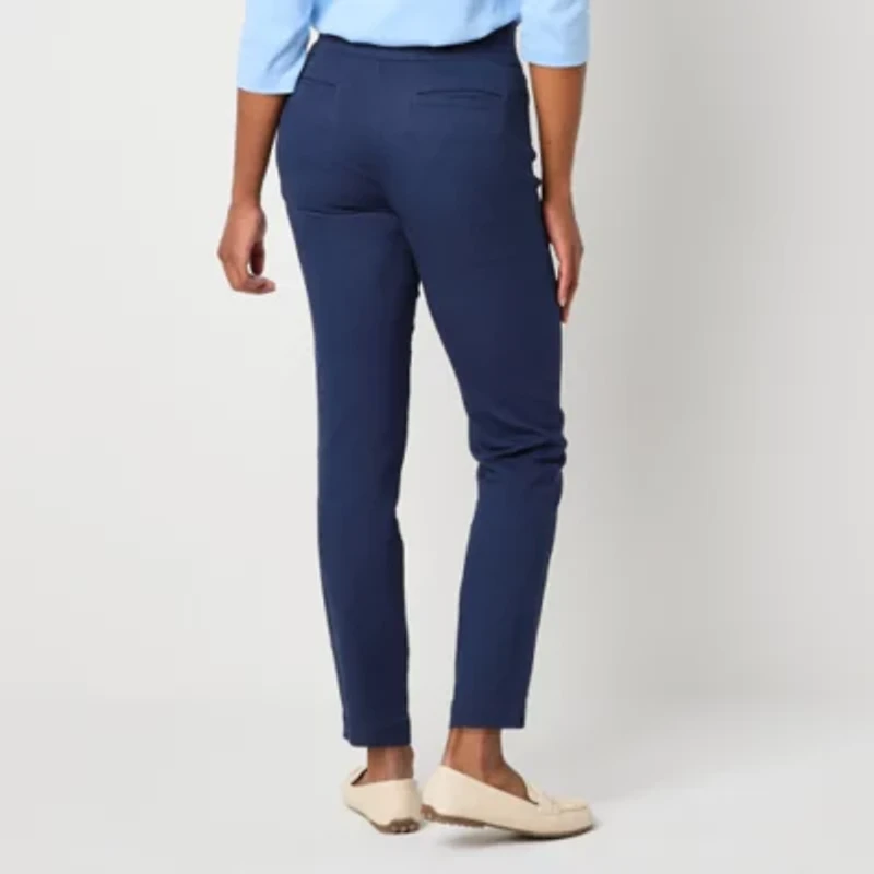 St. John's Bay Womens Ankle Tall Pull-On Pant
