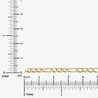 Womens 14K Gold 24 Inch Figaro Chain Necklace