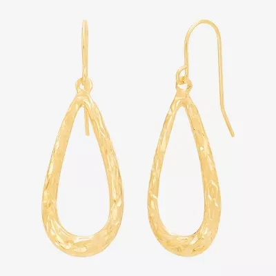 Womens 14K Gold Drop Earrings