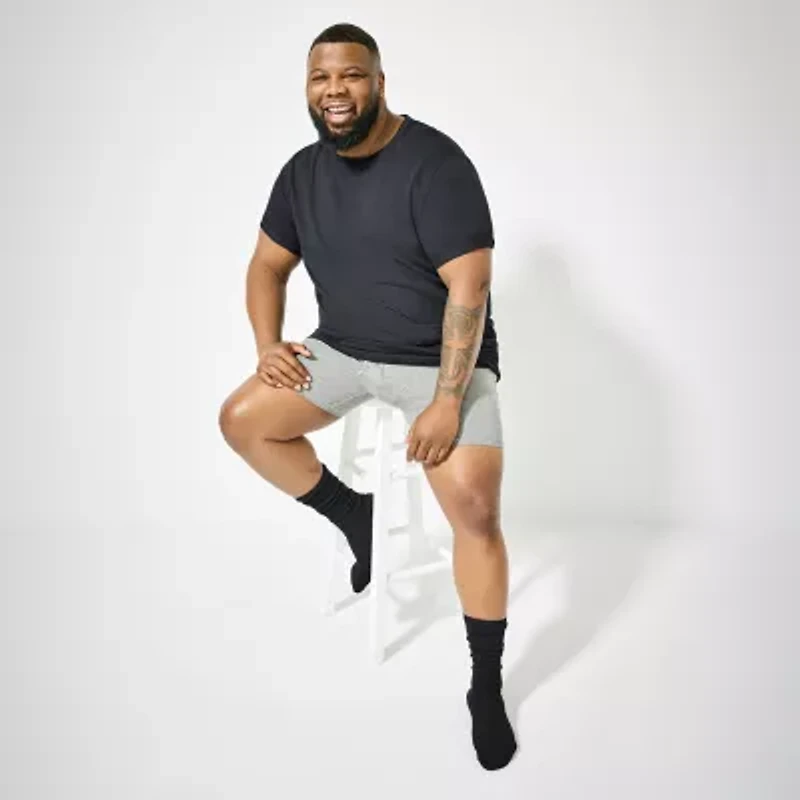Shaquille O'Neal XLG Heiq Mens Big and Tall 3 Pack Boxer Briefs 346161