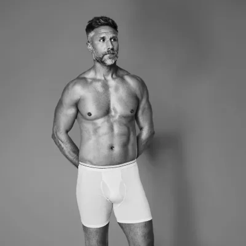 Stafford Dry + Cool Mens 4 Pack Boxer Briefs 302869