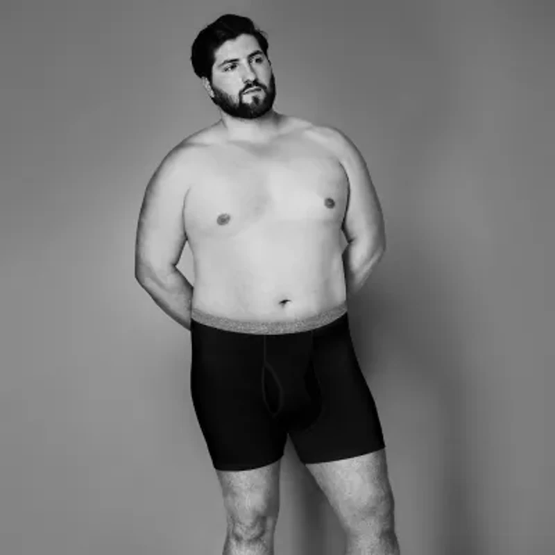 Stafford Dry + Cool Mens Big and Tall 4 Pack Boxer Briefs 302869