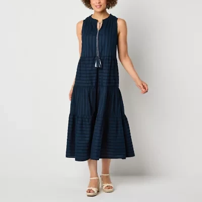 Liz Claiborne Womens Sleeveless A-Line Dress