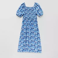 Thereabouts Little & Big Kid Girls 2-pc. Short Sleeve Puffed A-Line Dress