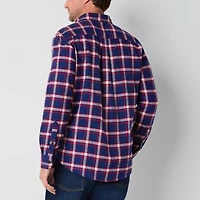 St. John's Bay Mens Long Sleeve Classic Fit Flannel Shirt