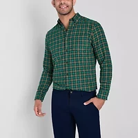 St. John's Bay Mens Long Sleeve Classic Fit Flannel Shirt
