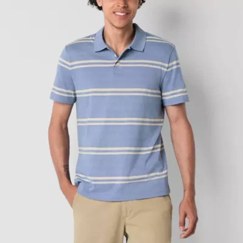 Arizona Mens Regular Fit Short Sleeve Polo Shirt