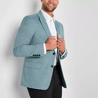 Collection By Michael Strahan Mens Stretch Fabric Modern Fit Sport Coat