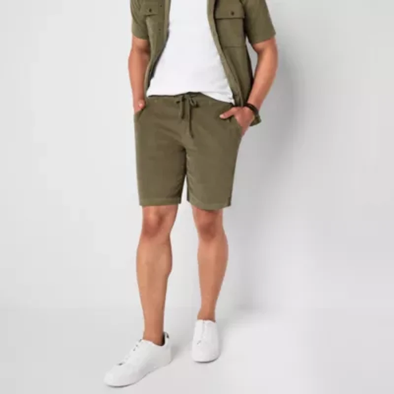 mutual weave Corduroy Mens 9" Drawstring Waist Deck Short