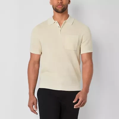 Stylus Mens Short Sleeve Pullover Sweater