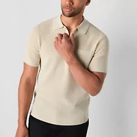 Stylus Mens Short Sleeve Pullover Sweater