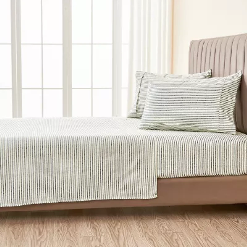 Linery Striped Microfiber Sheet Set