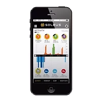 Soleus Thrive Black and Pink Activity Tracker and Heart Rate Monitor Band