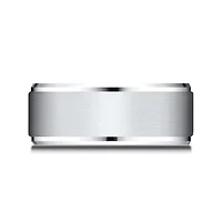 Mens 9mm Cobalt Wedding Band