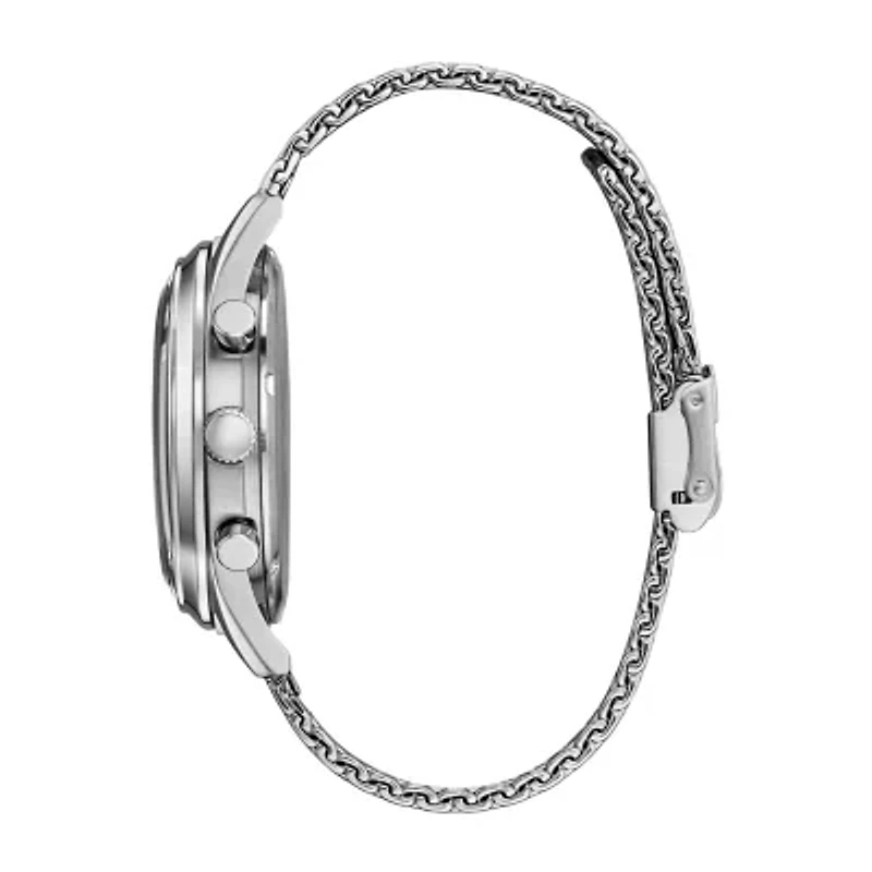 Citizen Chandler Mens Silver Tone Stainless Steel Bracelet Watch Ca7020-58l