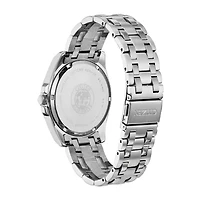 Citizen Peyten Mens Diamond Accent Silver Tone Stainless Steel Bracelet Watch Bm7100-59h