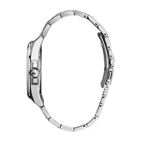 Citizen Peyten Mens Diamond Accent Silver Tone Stainless Steel Bracelet Watch Bm7100-59h