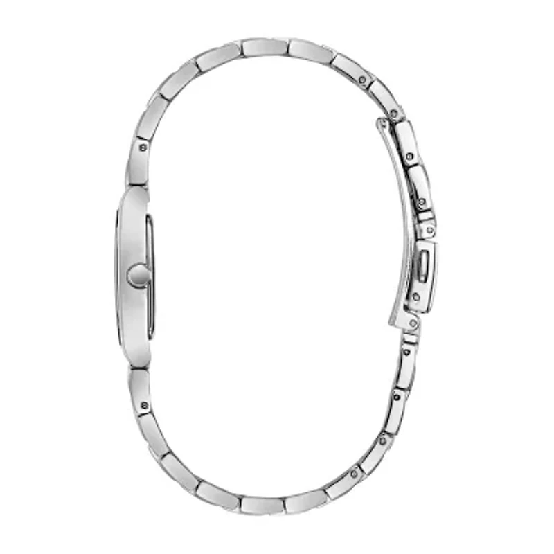 Citizen Axiom Womens Diamond Accent Silver Tone Stainless Steel Bracelet Watch Eg7050-54a