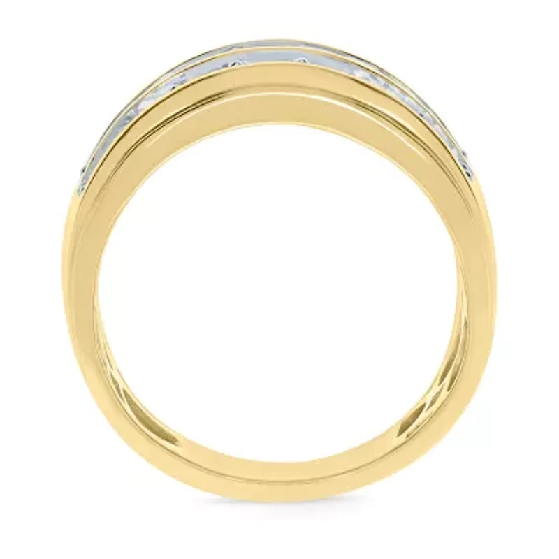 Mens CT. T.W. Natural Diamond 10K Gold Fashion Ring