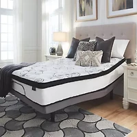 Signature Design by Ashley Chime 12" Plush Hybrid Mattress a Box