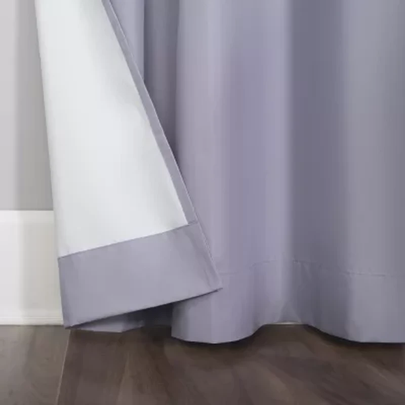 Sun Zero Harper Grommet Top Energy Saving 100% Blackout Single Curtain Panel