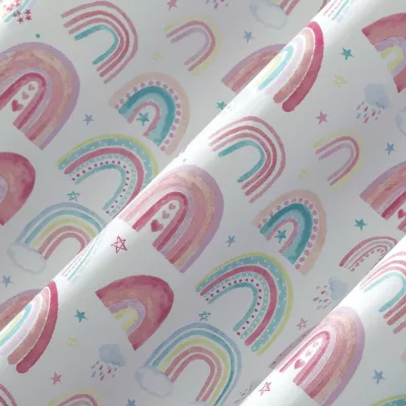 Sun Zero Rainbows Grommet Top Energy Saving 100% Blackout Single Curtain Panel