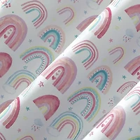 Sun Zero Rainbows Grommet Top Energy Saving 100% Blackout Single Curtain Panel