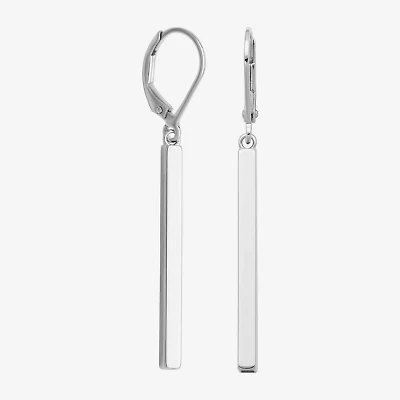 Womens Sterling Silver Drop Earrings