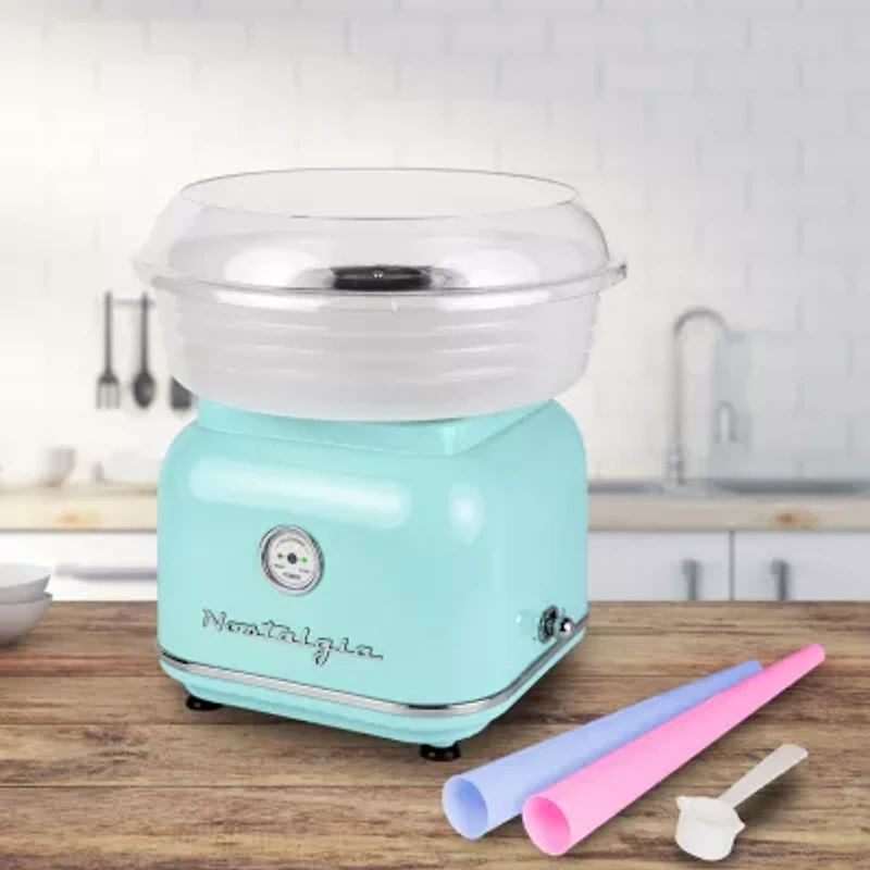 Nostalgia CLCM8AQ Classic Retro Hard & Sugar-Free Candy Cotton Candy Maker