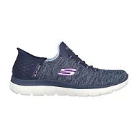 Skechers Hands Free Slip-Ins Summits Dazzling Haze Womens Slip-On Walking Shoes