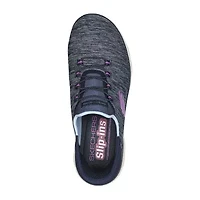 Skechers Hands Free Slip-Ins Summits Dazzling Haze Womens Slip-On Walking Shoes