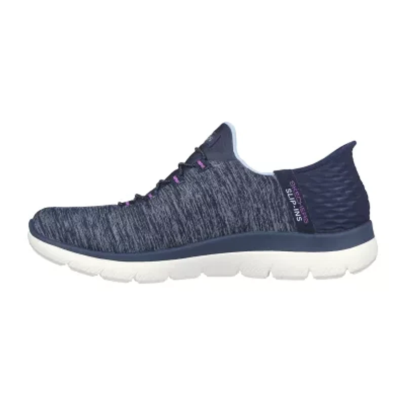 Skechers Hands Free Slip-Ins Summits Dazzling Haze Womens Slip-On Walking Shoes