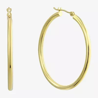 10K Yellow Gold 39mm Hoop Earrings