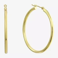 10K Yellow Gold 39mm Hoop Earrings