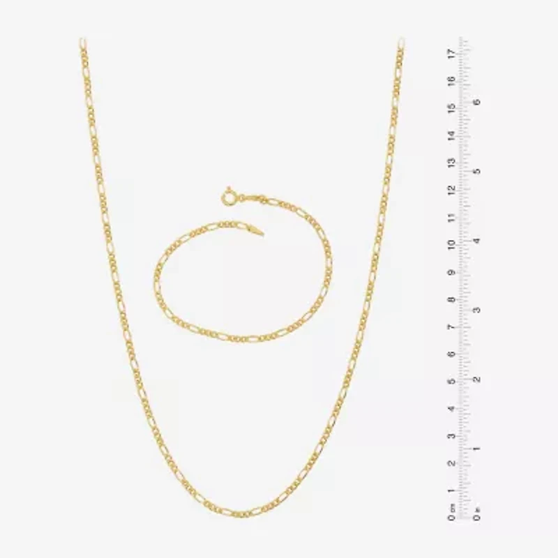 Made in Italy Womens 24K Gold Over Silver 2-pc. Jewelry Set