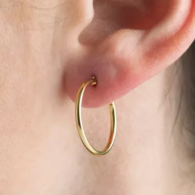 Womens 24K Gold Over Silver 3 Pair Earring Set
