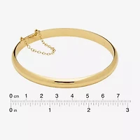 Womens 24K Gold Over Silver Bangle Bracelet