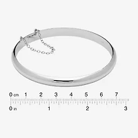 Womens Sterling Silver Bangle Bracelet