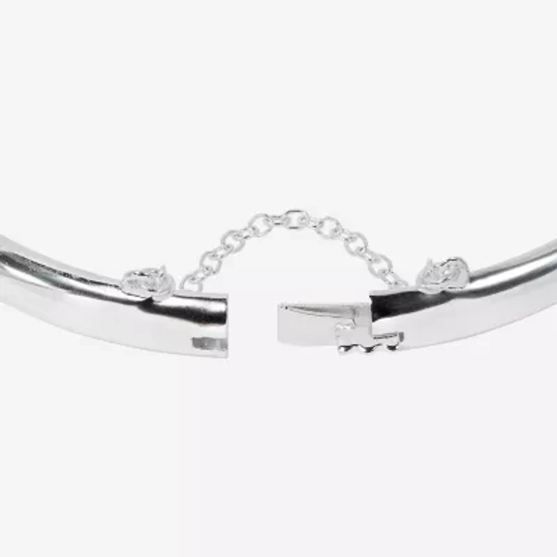 Womens Sterling Silver Bangle Bracelet