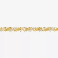 Made in Italy Womens 24K Gold Over Silver Sterling Silver 18 Inch Chain Necklace