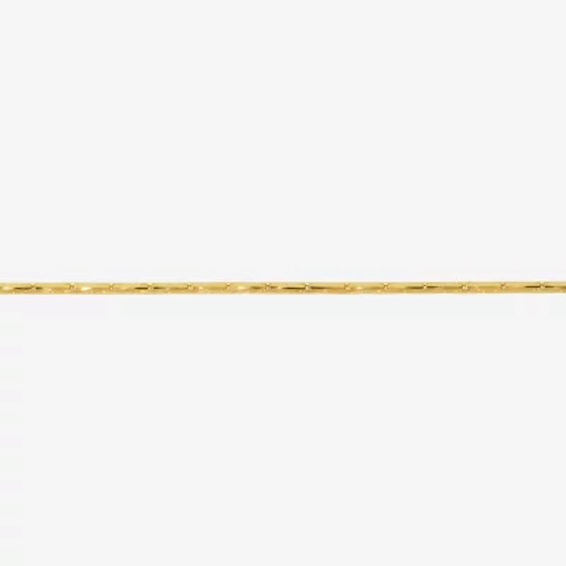 Made in Italy Womens 24K Gold Over Silver Sterling Silver Inch Link Chain Necklace
