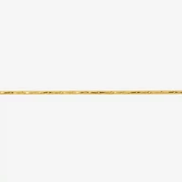 Made in Italy Womens 24K Gold Over Silver Sterling Silver Inch Link Chain Necklace