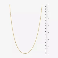 Made Italy Womens 24K Gold Over Silver Sterling 24 Inch Singapore Chain Necklace