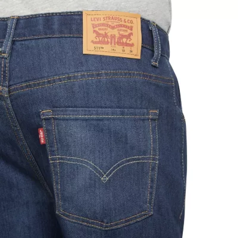 Levi's® Big Kid Boys Adjustable Waist Husky Mid Rise 511™ Slim Fit Jean