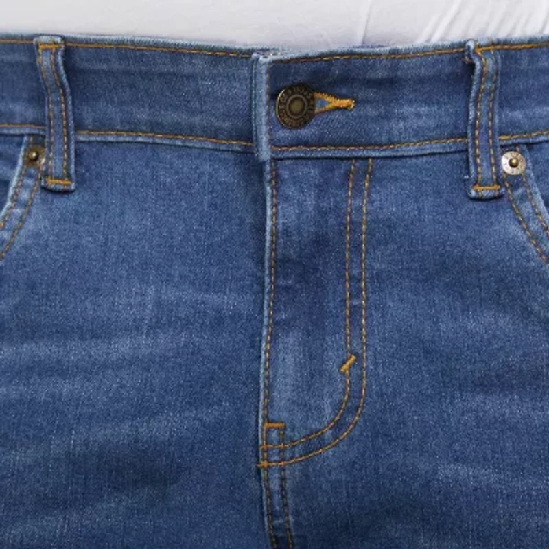 Levi's Big Kid Boys Adjustable Waist Husky Mid Rise 514 Straight Leg Jean