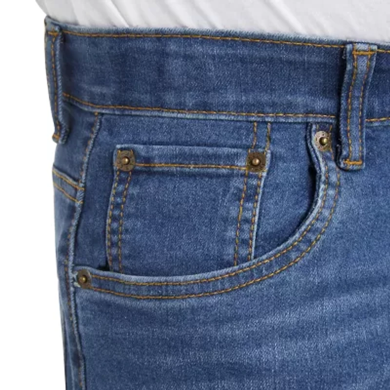 Levi's Big Kid Boys Adjustable Waist Husky Mid Rise 514 Straight Leg Jean