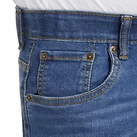 Levi's Big Kid Boys Adjustable Waist Husky Mid Rise 514 Straight Leg Jean