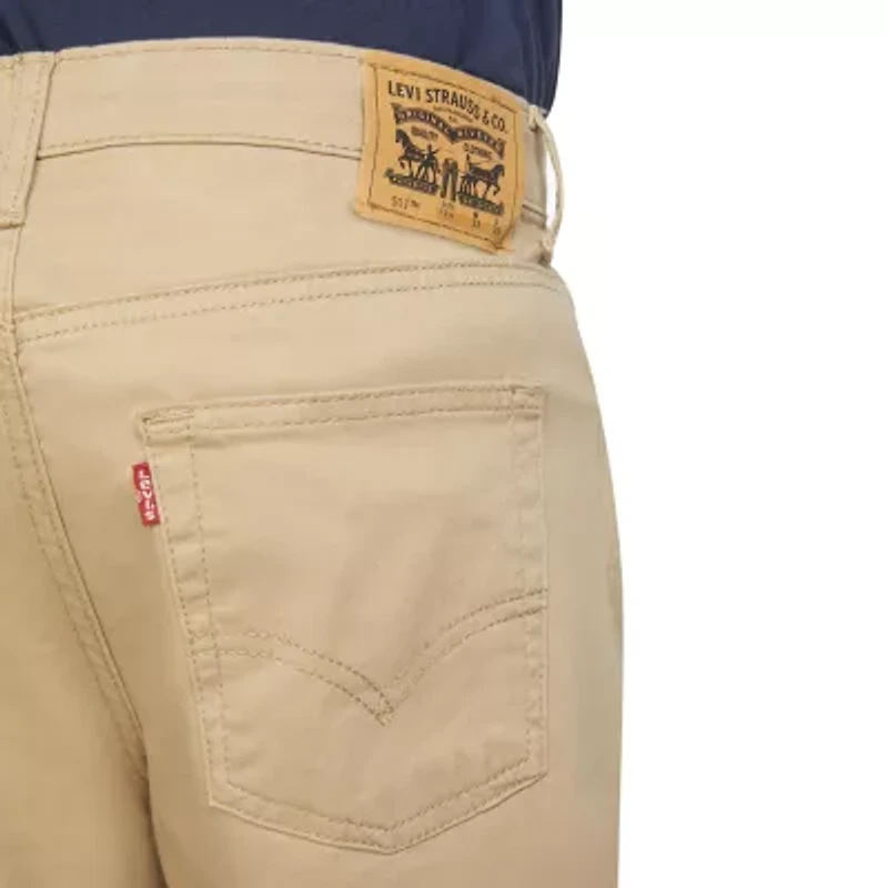 Levi's® Sueded Big Kid Boys Adjustable Waist 511™ Slim Fit Husky Pant