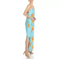 White Mark Womens Scoop Neck Sleeveless Maxi Dress